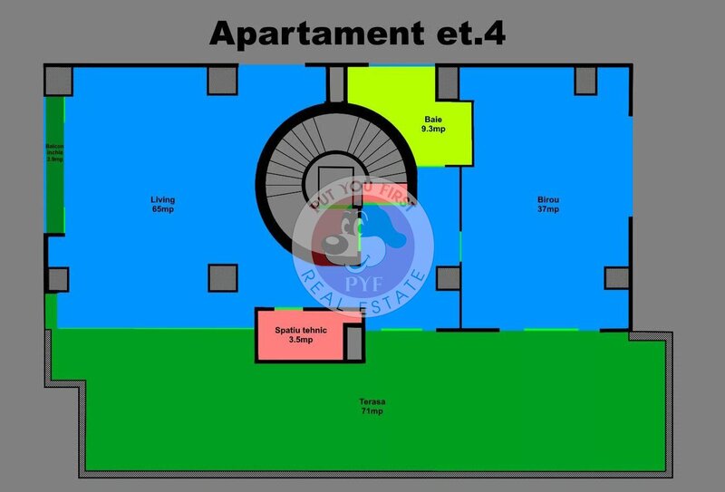 Traiesti Verde in Titan | Penthouse | 620mp | B12418